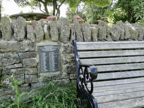 To commerate all village school children who donated a stone for the wall to celebrate 2000.