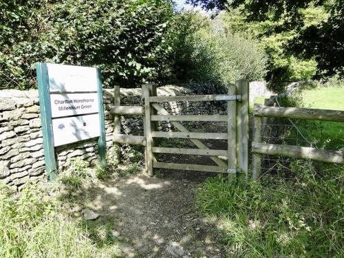 Entering the Millennium Garden from Water Lane.