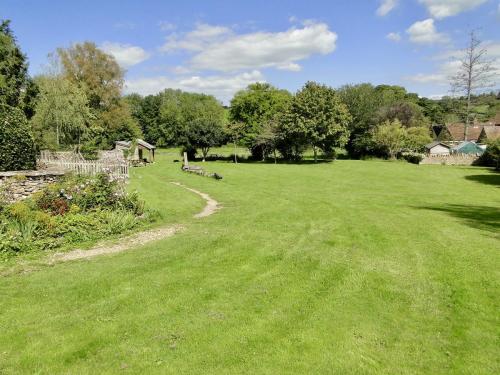 The green, assault course and children's play area.