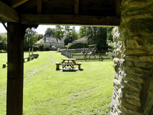 View towards the village centre end of Millennium Green.