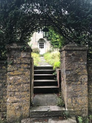 View through gateway.